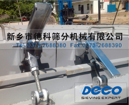 精細(xì)篩分機(jī)上蓋老式把手